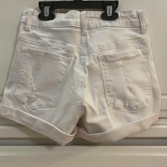 Kancan distressed white jean short - Picture 4 of 6